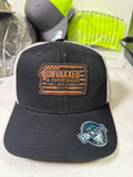 6P SNAP-BACK TRUCKER BLK/WHT UV