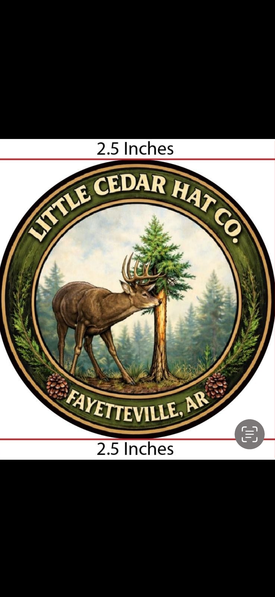 Little Cedar Sublimated Patch