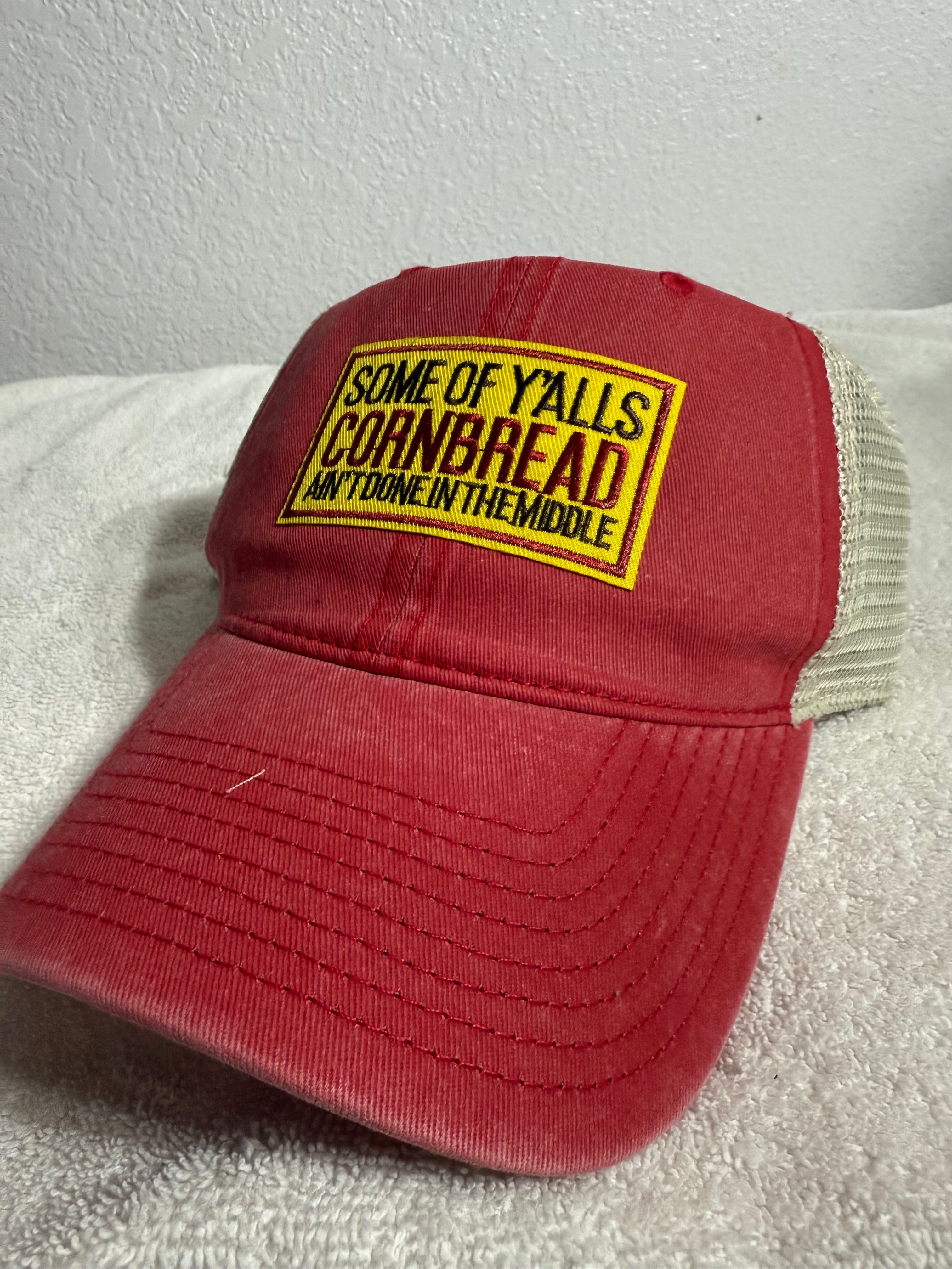 SUPER SOFT MESH TRUCKER 6P RD/CORNB