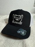 6P SNAP-BACK  BK/WHST