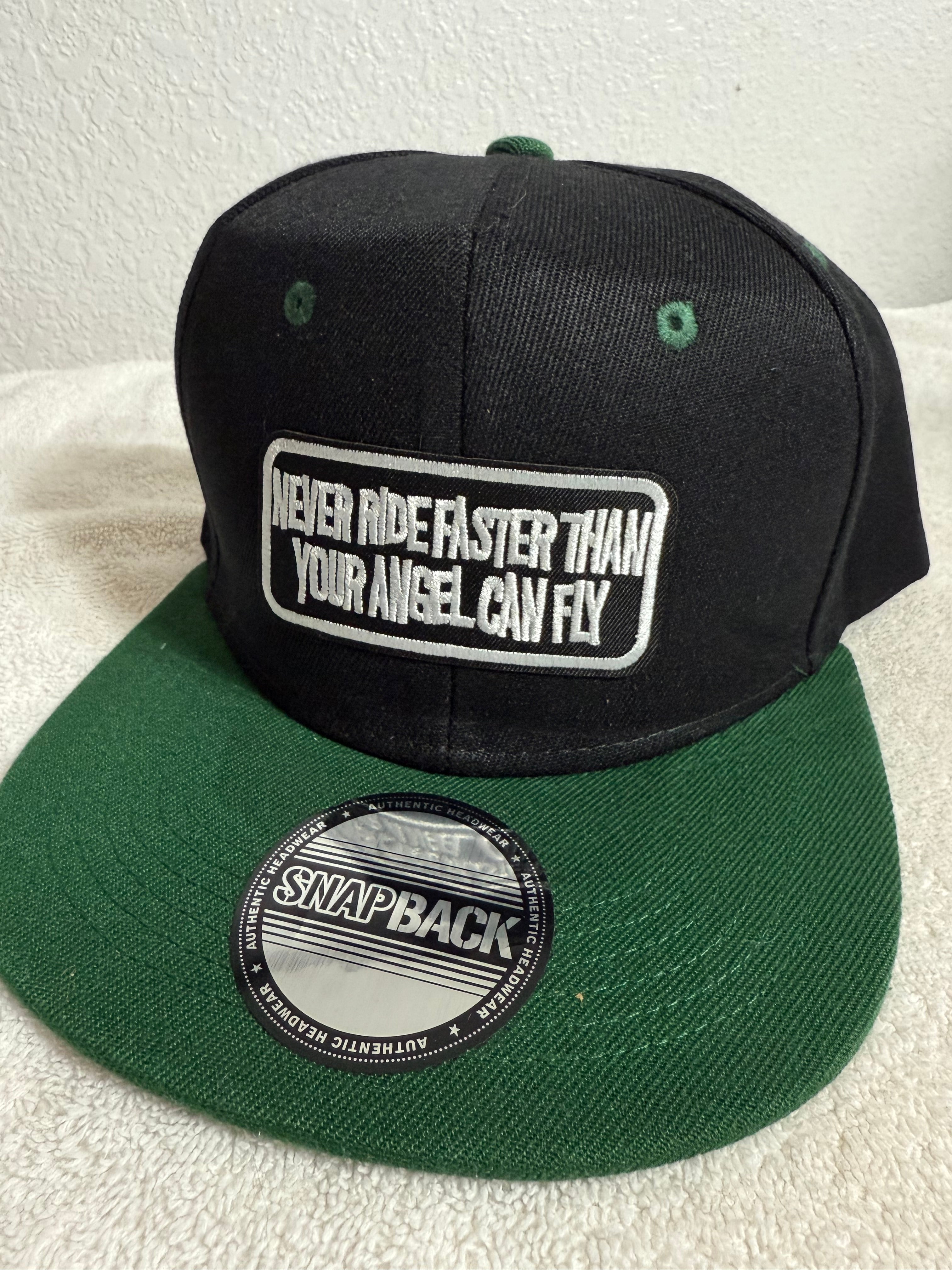 VINTAGE SNAP-BACK FLAT BILL 6PGRN/BLK