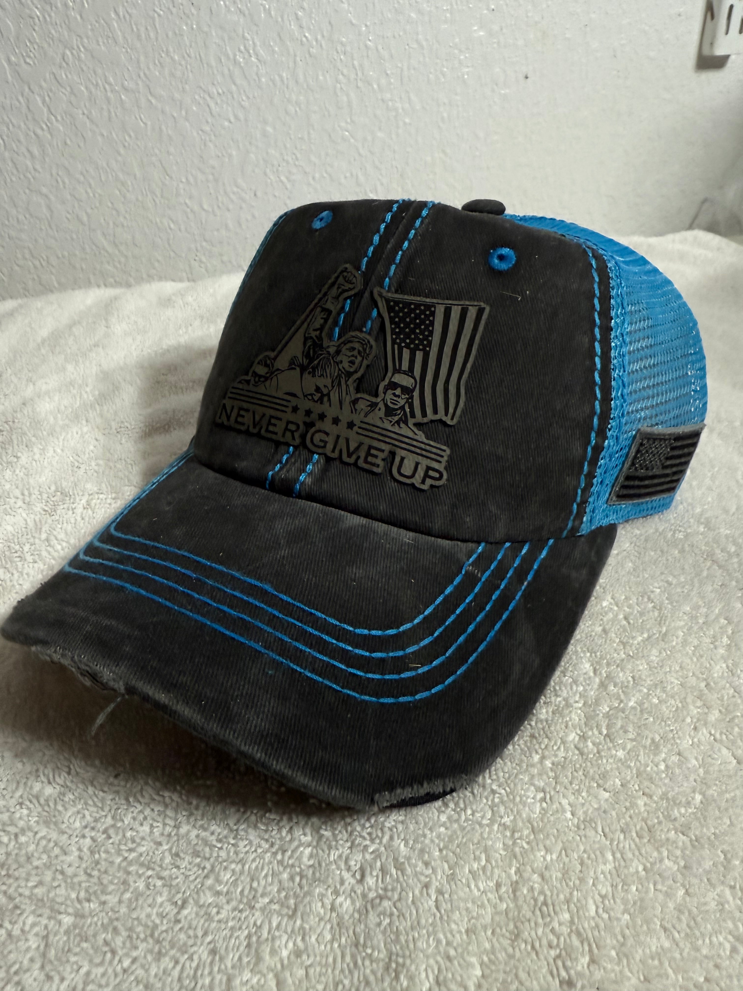 SOFT 6P VINTAGE DISTRESSED TRUCKER BLK/BLUNGU