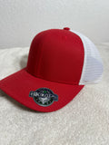 STRUCTURED 6P TRUCKER RD/WHT
