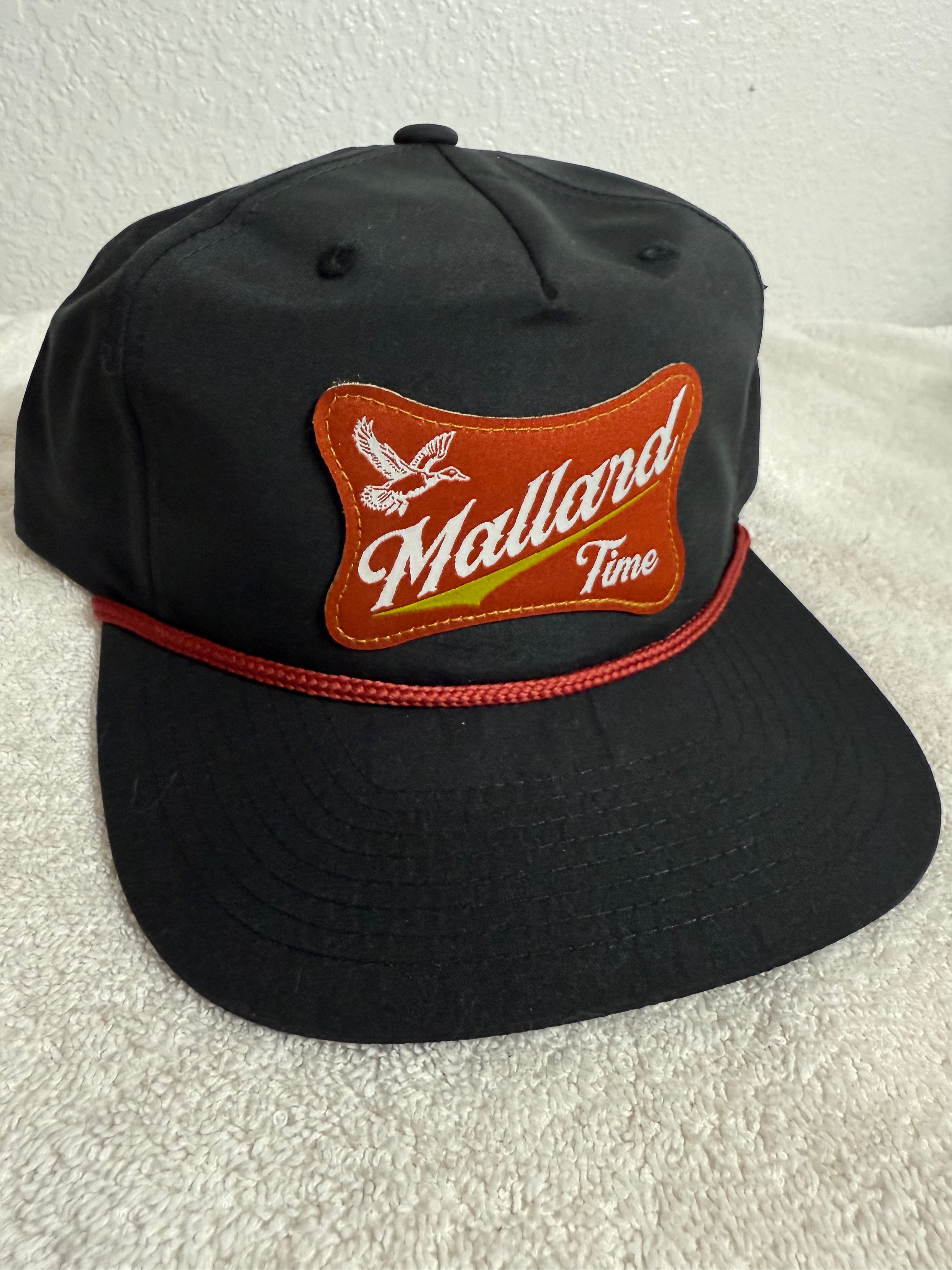 6P PERFORMANCE FABRIC ROPE TRUCKER BLK/MT