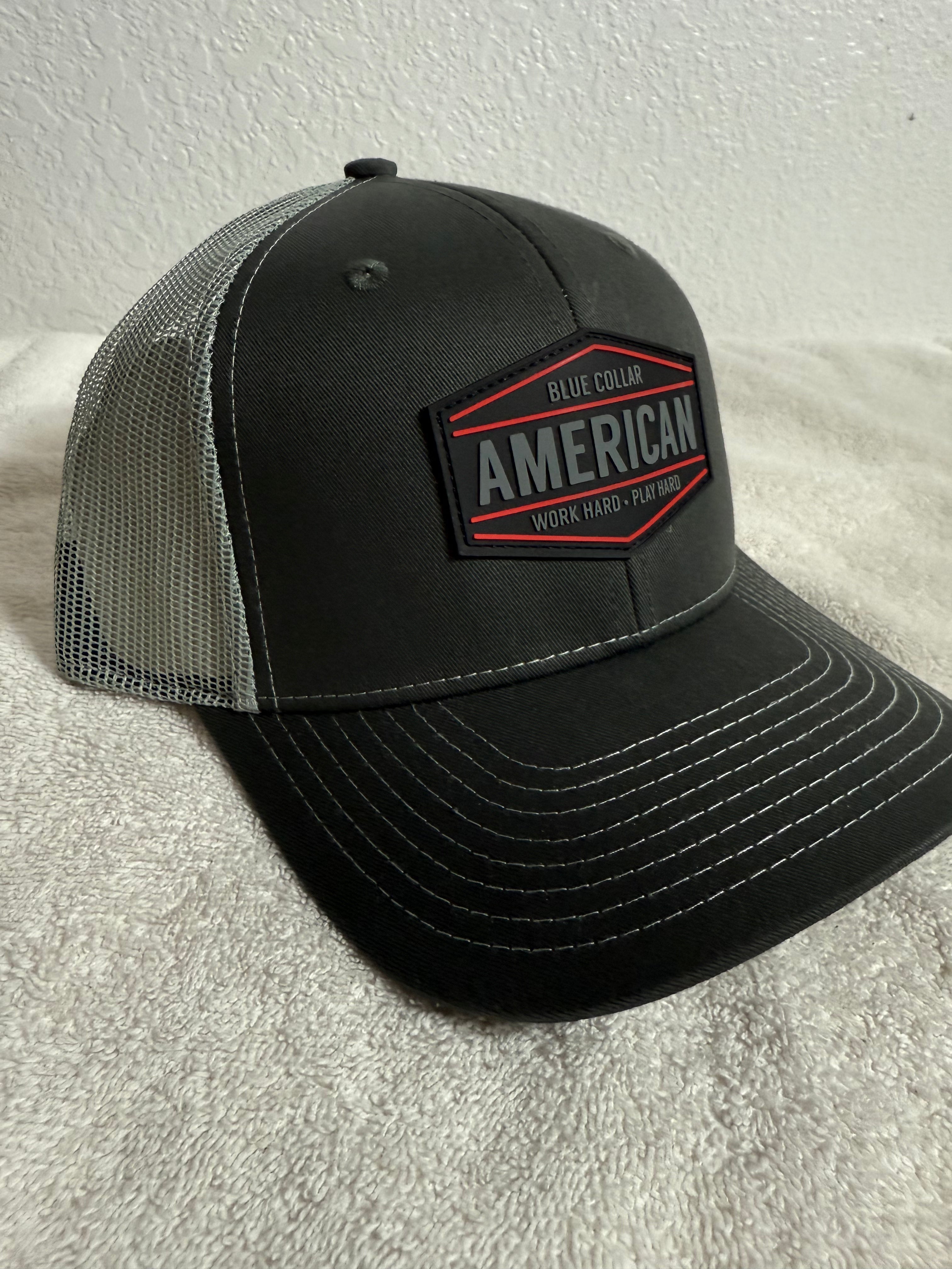 6P QUALITY SNAP*BACK TRUCKER CH/GRY BCA