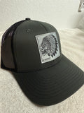 6P Quality SNAP-BACK TRUCKER. CH/BLK CHF