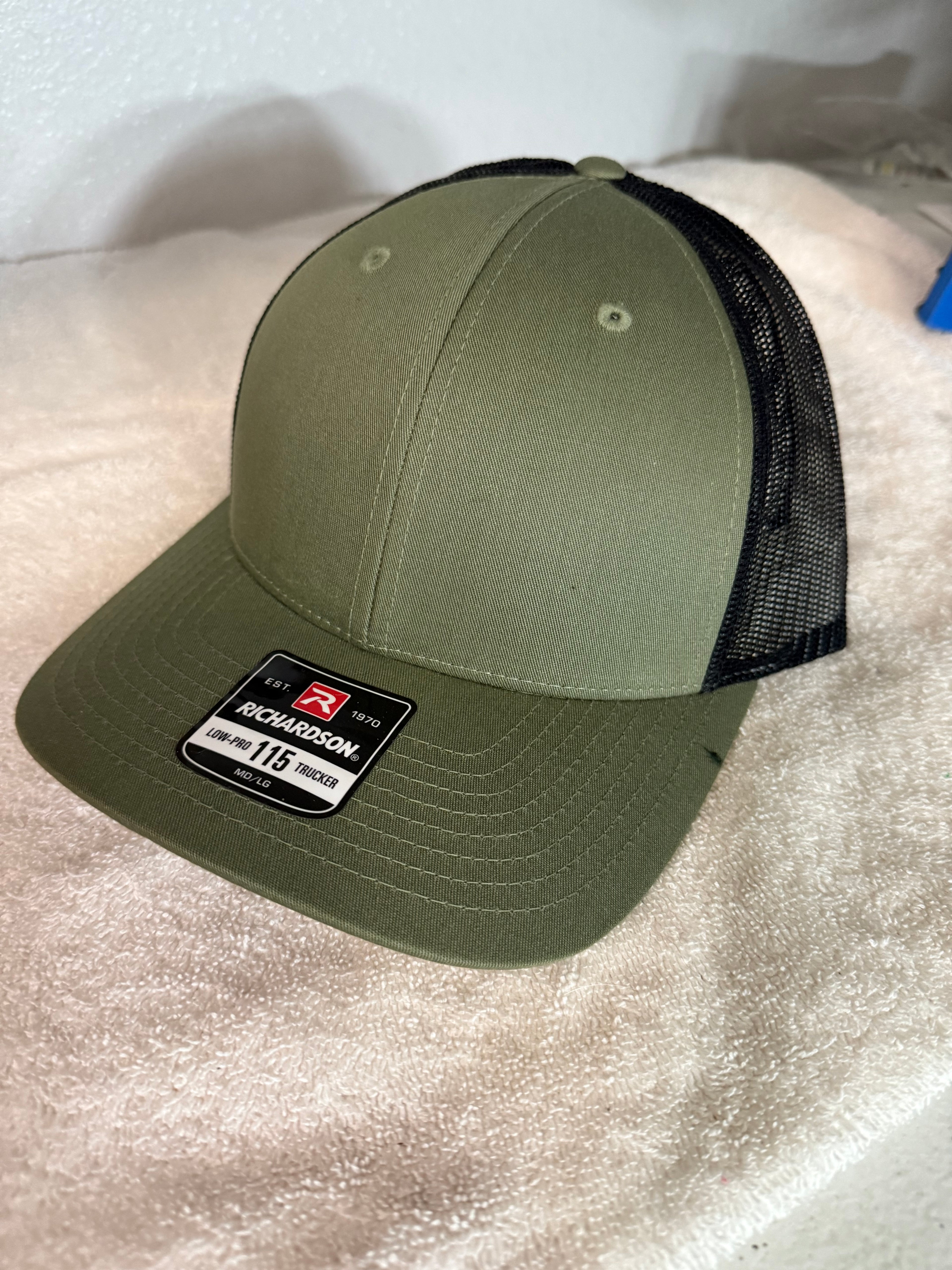 RICHARDSON LO PRO 115 TRUCKER OD/BLK