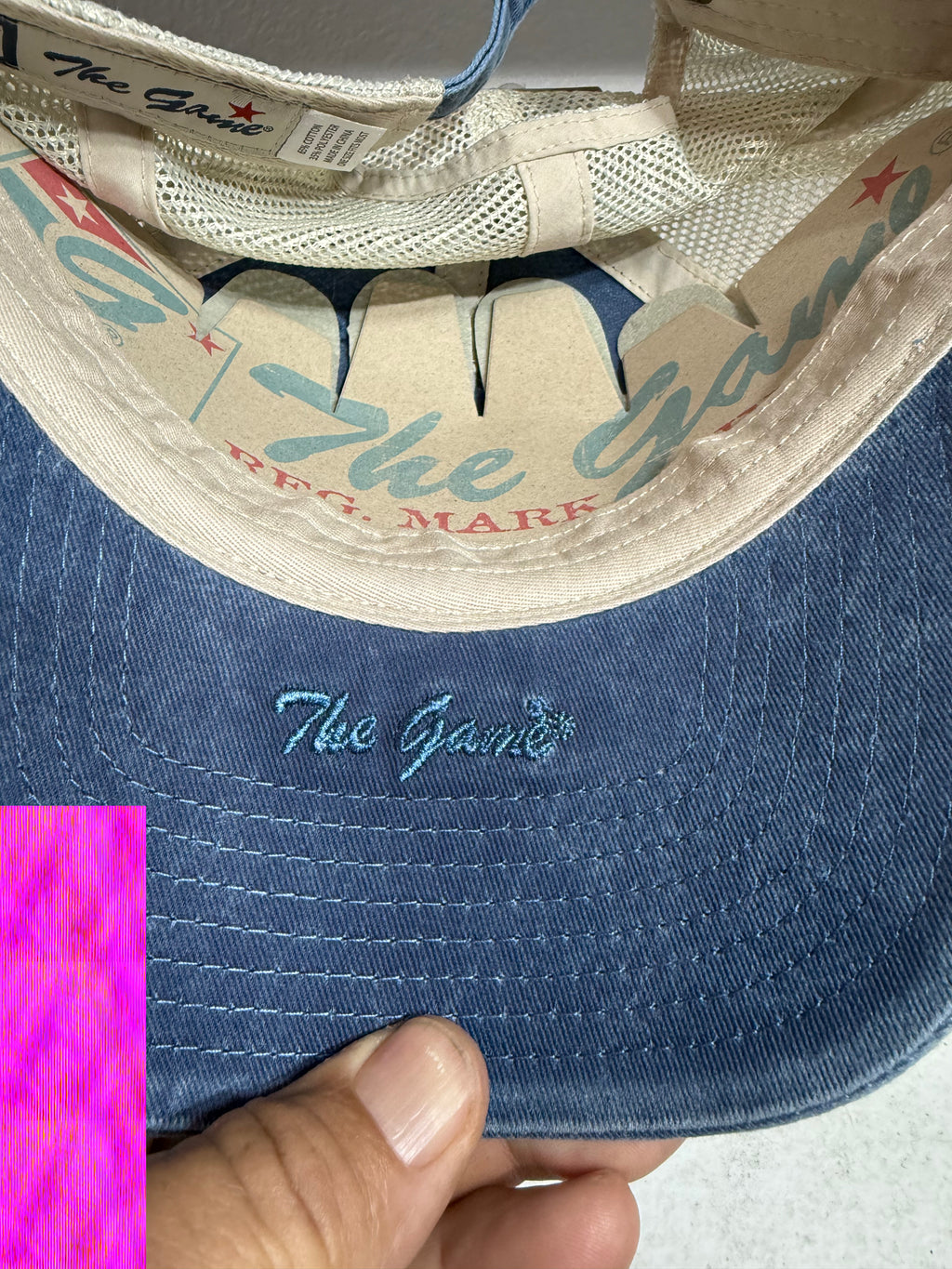 SUPER SOFT MESH TRUCKER THE GAME BLU/WH