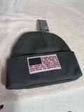 FIERCE PREMIUM KNITTED BEANIE GRY/AF