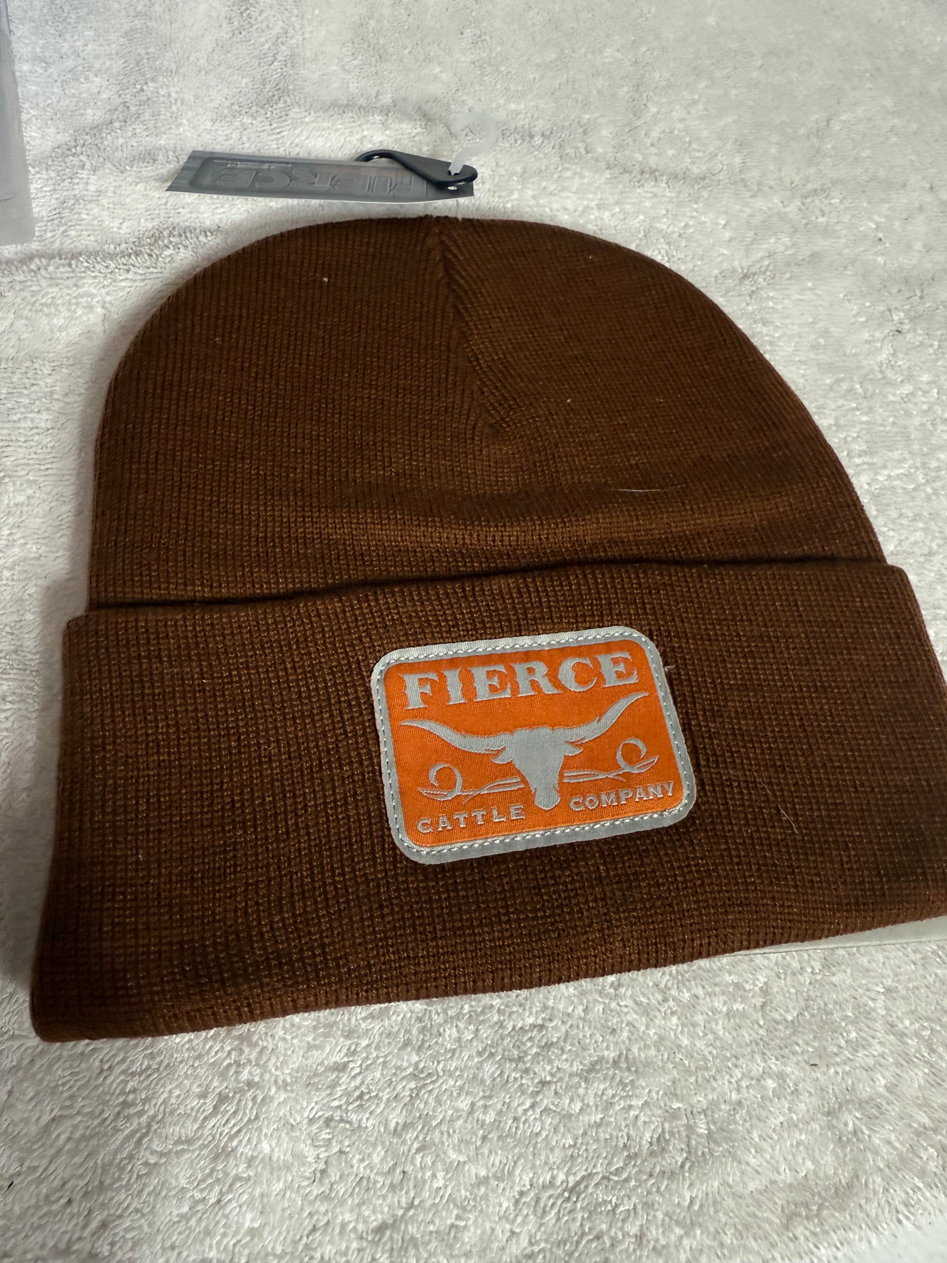 PREMIUM BEANIE BRN/FIERCE